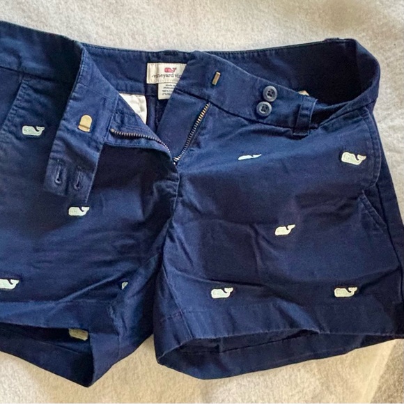 Vineyard Vines Classic Dayboat Shorts in Navy Size 0 - Picture 6 of 12